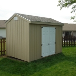 8x12 Gable 7' walls side entry Janesville WI #1